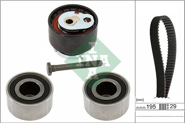 Zestaw paska rozrządu do Land Rovera, 530 0933 10, INA w ofercie sklepu e-autoparts.pl 